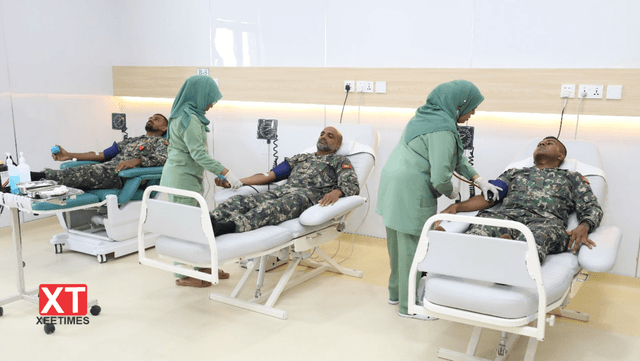 ފޮޓޯ: ހުޅުމާލެ އޮރެންޖް ހިޔާއަށް ތެލެސީމިއާ ސެންޓަރު ބަދަލުކުރުން