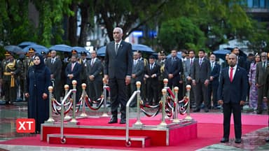 ފޮޓޯ: ޤައުމީ ދުވަހުގެ ދިދަ ނެގުމުގެ ރަސްމިއްޔާތު