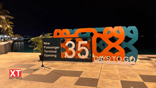 ވެލާނާ އިންޓަނޭޝަނަލް އެއާޕޯޓުގެ އައު ޓާމިނަލް ހުޅުވުމުގެ ކައުންޓްޑައުން ފަށައިގެން ކުރިއަށް