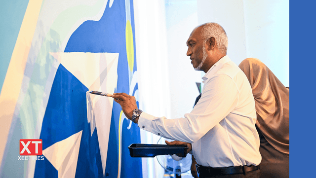 ފޮޓޯ: ރައީސުލްޖުމްހޫރިއްޔާ ޒުވާނުންގެ ވެހި ހުޅުއްވައިދެއްވުން